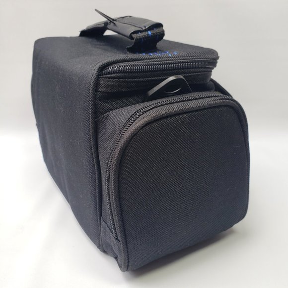 NEW Samsonite Camera Camcorder Bag 6 Pockets Dividers Shoulder Strap 809BK Black - Picture 4 of 16
